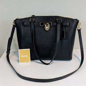 Michael Kors Hamilton Traveler Large Zip Satchel
